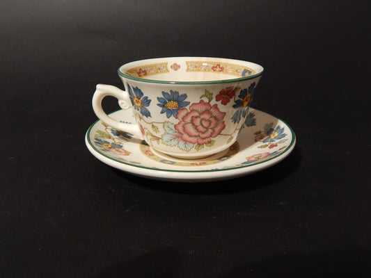 VINTAGE TAZZA TÈ PORCELLANA ORIENT DYNASTY COLLECTION BY FRANCISCAN DIFETTO #
