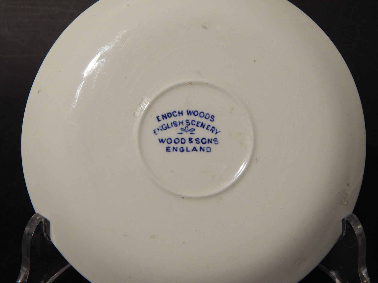 ANTICA TAZZA CERAMICA POTTERY ENOCH WOOD&SONS DECORO ENGLISH SCENERY