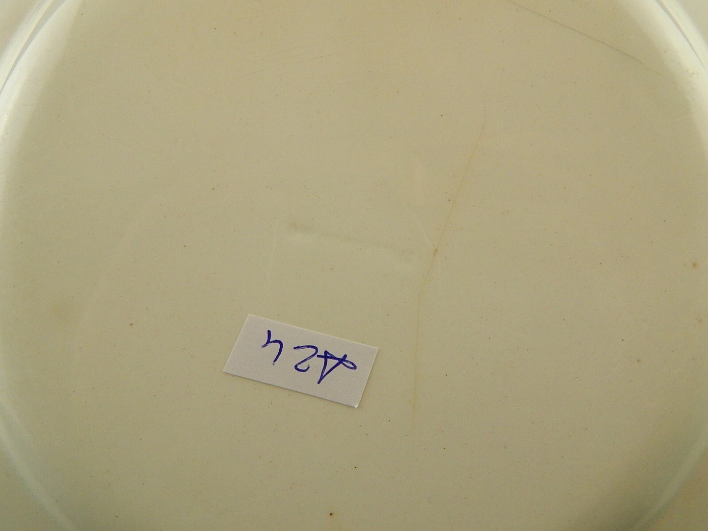 ANTICO PIATTO SEMI PORCELLANA RICHARD MILANO DECORO FERRARA META' 800 #A24