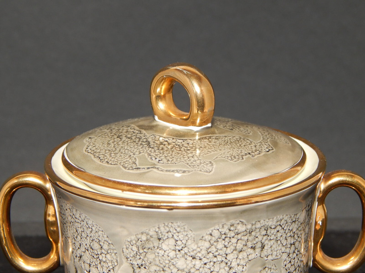 VINTAGE ZUCCHERIERA CERAMICA MADE IN ITALY CERAMISTA BRUNO GIACHETTI