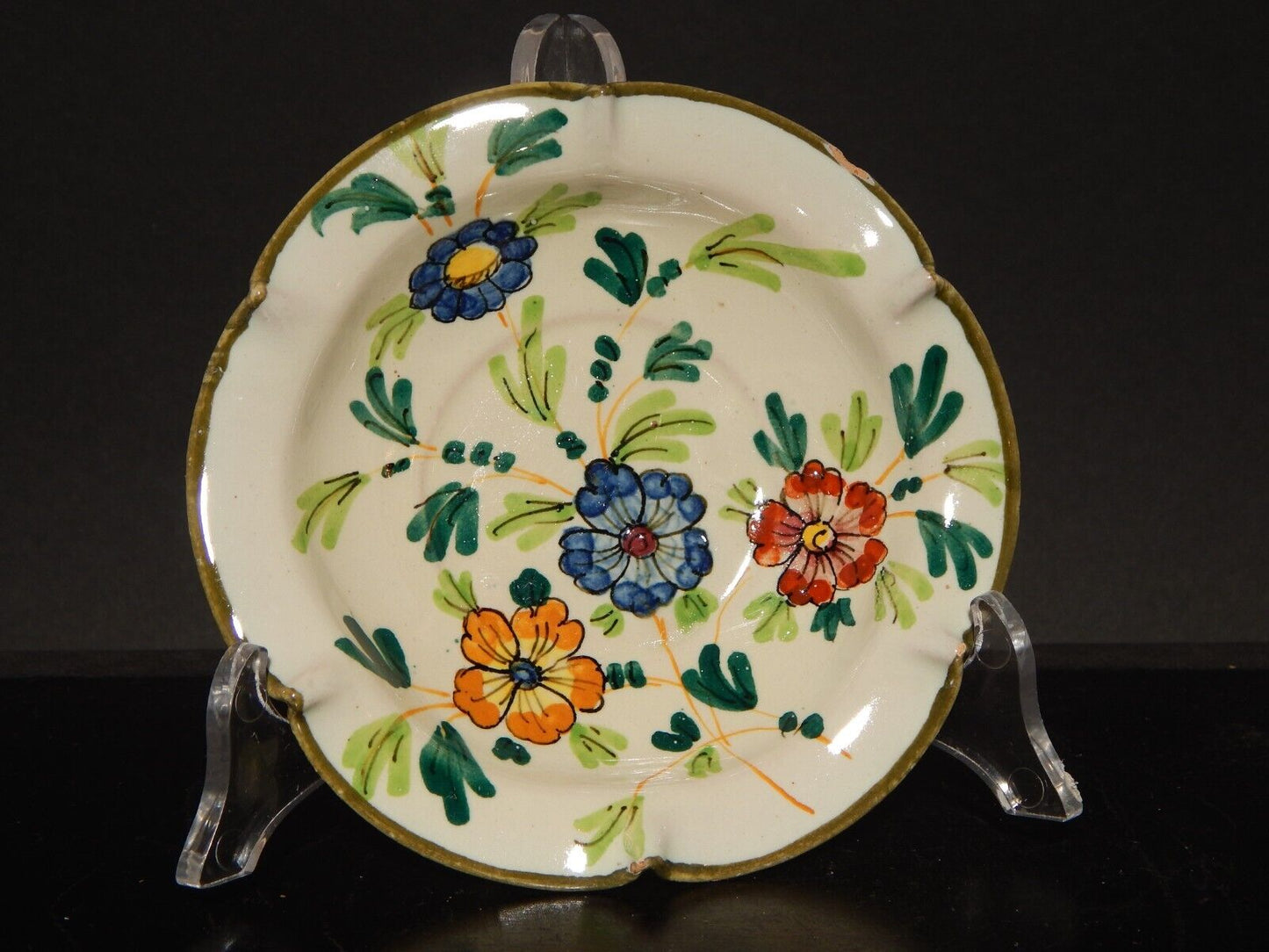 ANTICA RARA ZUCCHERIERA CIOTOLA IN MAIOLICA CERAMICA CANTAGALLI FIRENZE ITALY