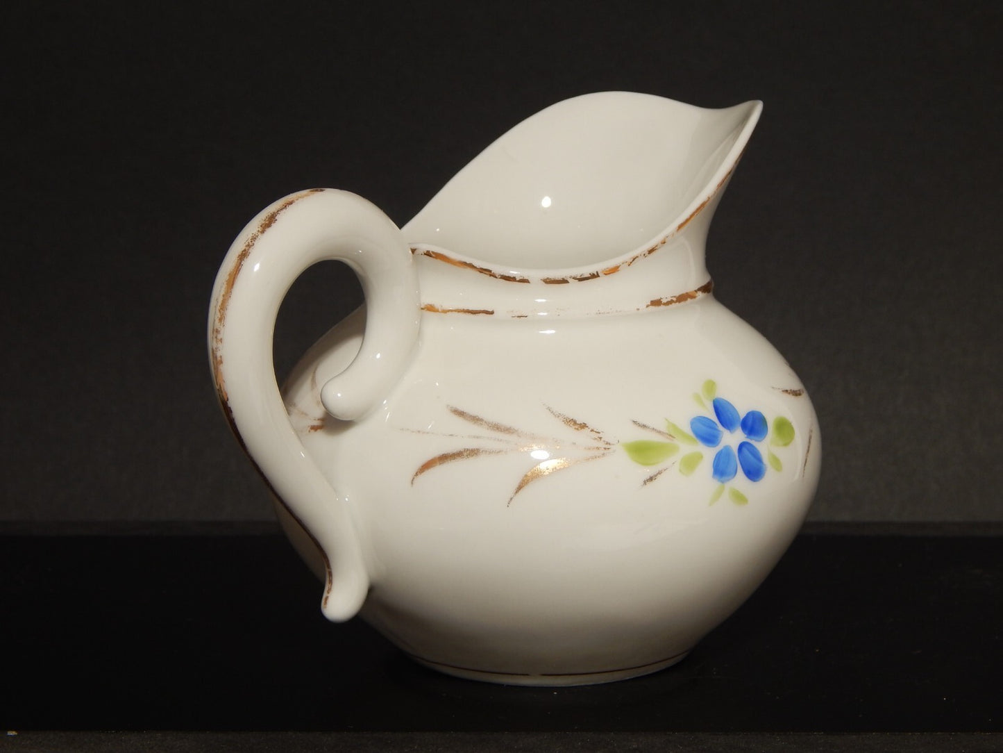 ANTICA RARA LATTIERA BRICCO PORCELLANA VECCHIO PARIGI FINE 800 SECONDO IMPERO