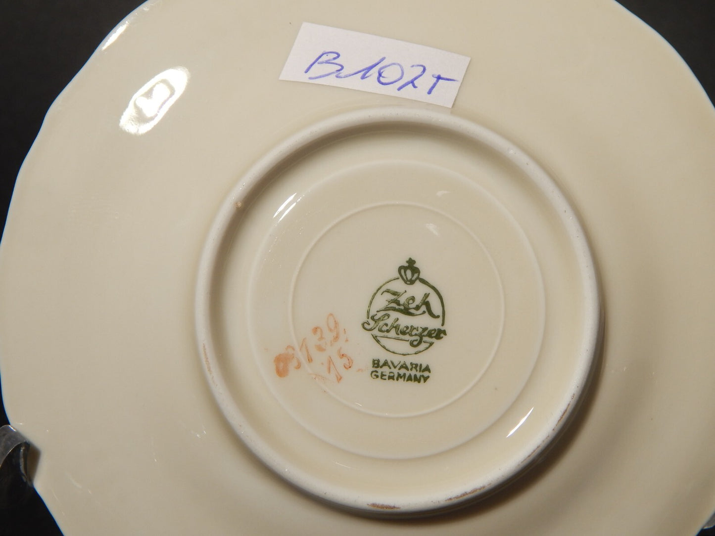 PREZIOSA TAZZINA CAFFÈ IN PORCELLANA ZEH SCHERZER BAVARIA STILE ROCAILLE