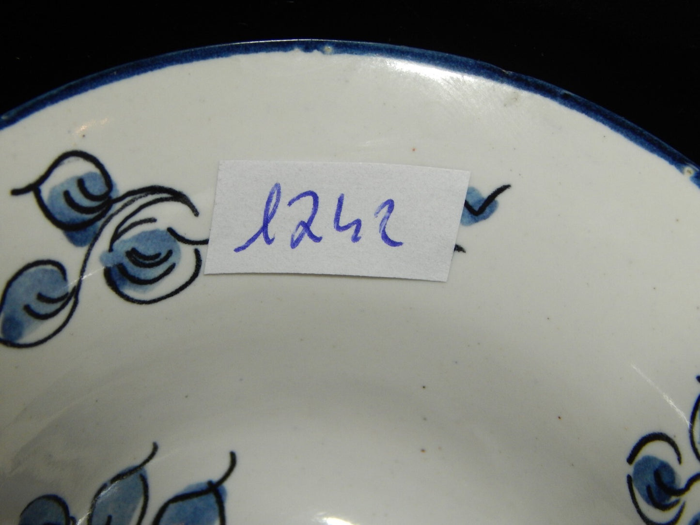 ANTICA TAZZA CERAMICA ALBISOLA ALBA DOCILIA FATTA E DIPINTA A MANO PRIMO 900