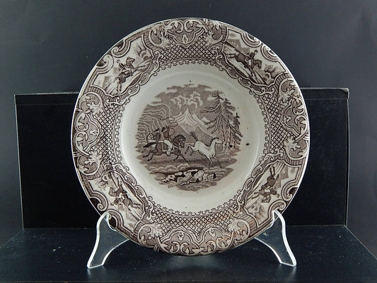 ANTICO PIATTO FONDO CERAMICA MUSSO VEDOVA BESIO MONDOVI' META'800 N. 229