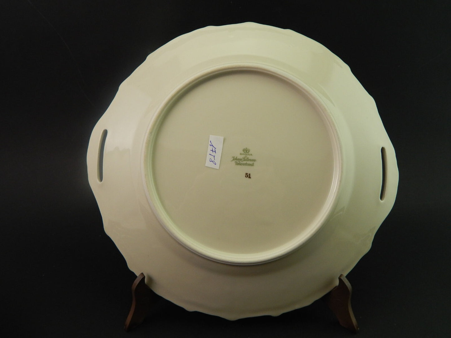 ANTICO SERVIZIO DESSERT 7 PIATTI PORCELLANA VOHENSTRAUSS BAVARIA SELTMANN