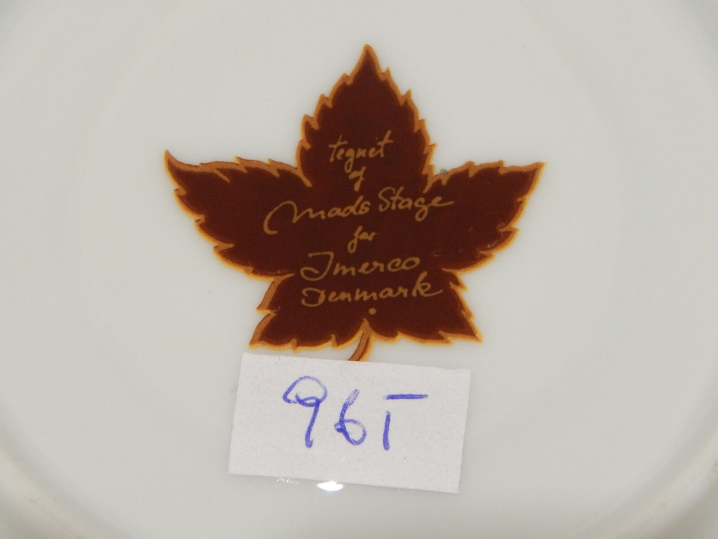 VINTAGE TAZZA TE' CAFFE' PORCELLANA SELTMANN WEIDEN IMERCO MADS STAGE BECCACCIA