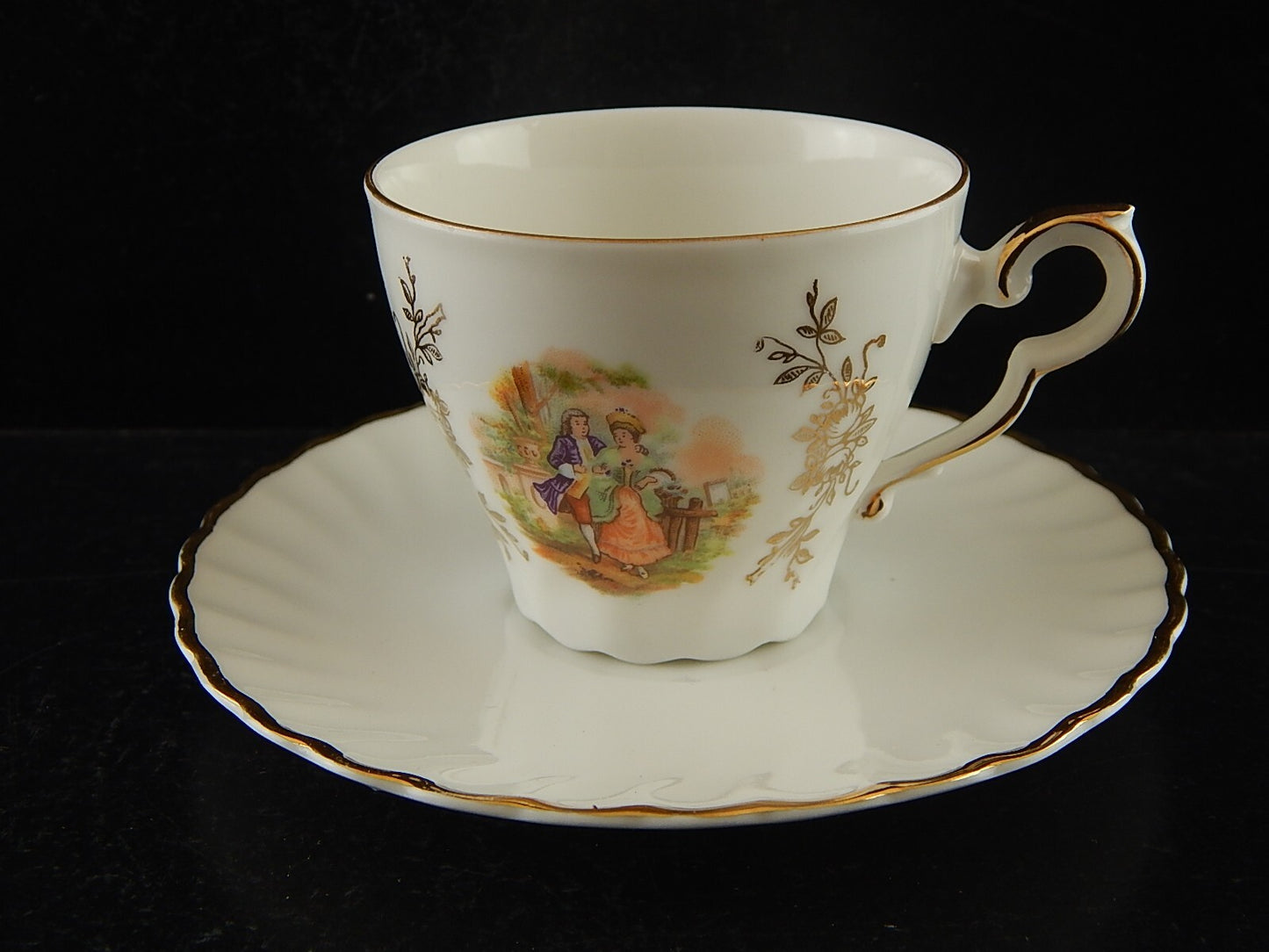 ANTICO SERVIZIO 6 TAZZINE CAFFE' PORCELLANA RHEINPFALZ HARTPORZELLAN BAVARIA