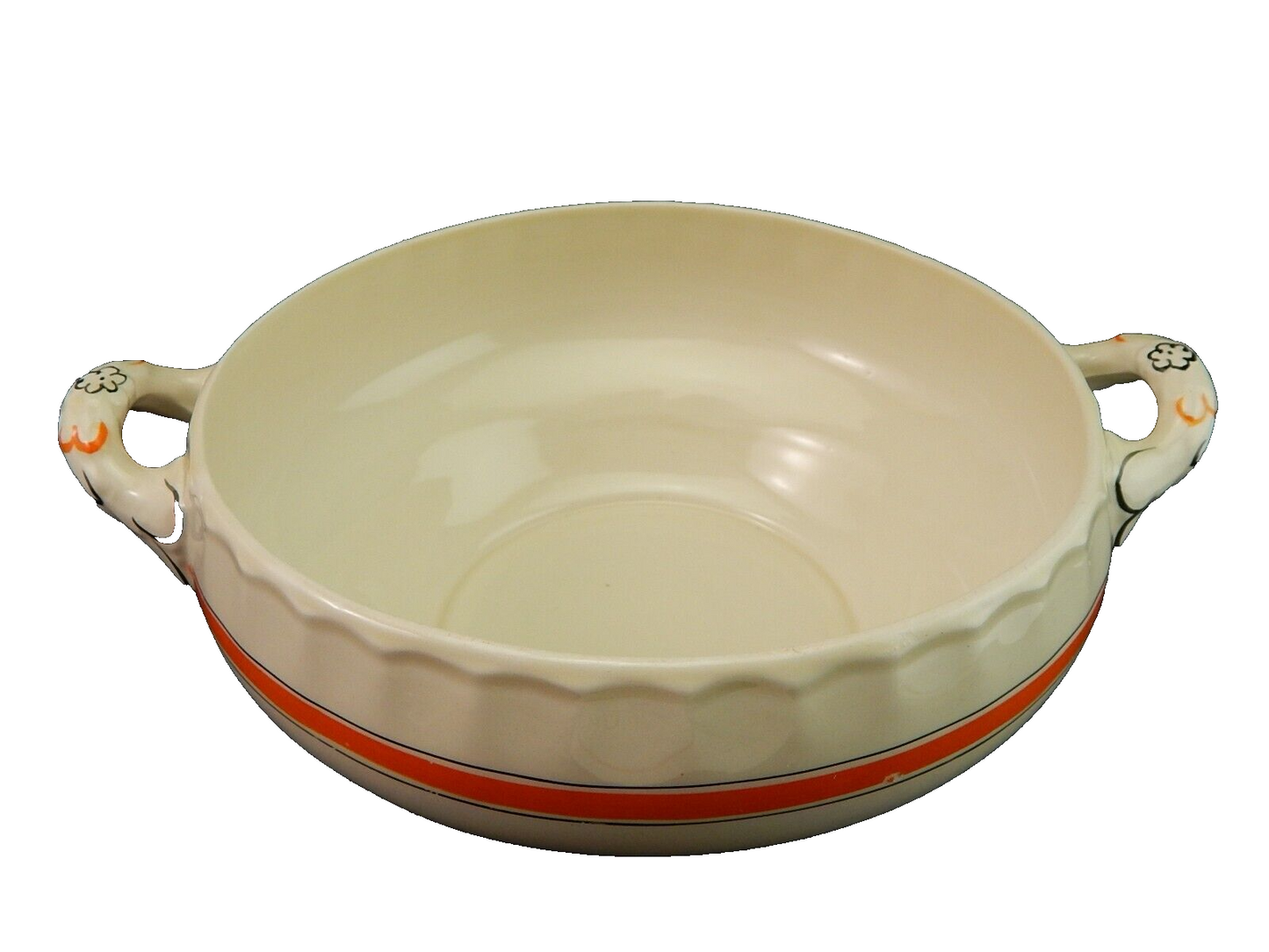 VINTAGE ZUPPIERA CENTROTAVOLA INGLESE GRINDLEY ENGLAND CREAMPETAL