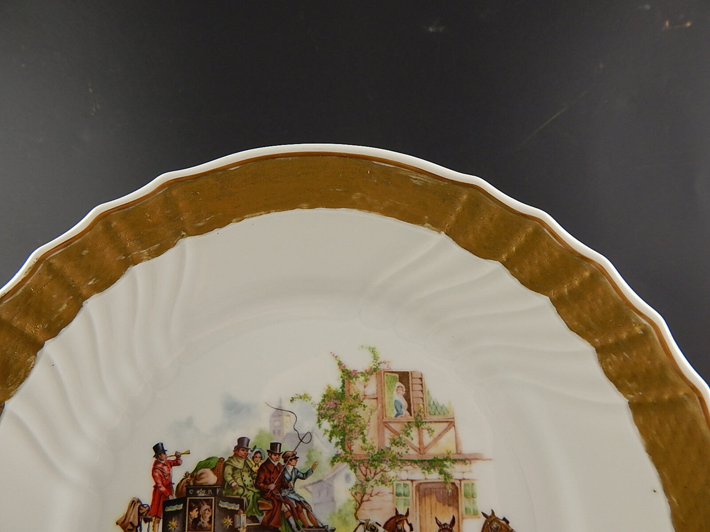 RICHARD GINORI PORCELLANA PIATTO VECCHIO GINORI COLLEZIONE CARROZZA CAVALLI ##