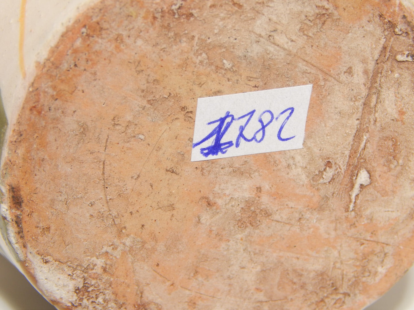 ANTICO ALBARELLO VASO MAIOLICA PROBABILE CERAMICA CANTAGALLI FIRENZE FINE '800