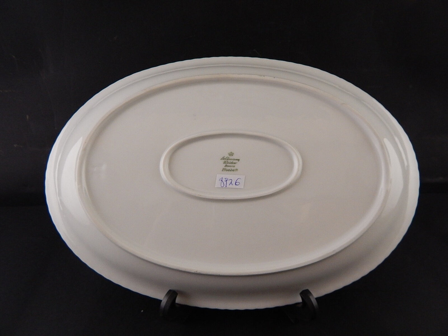 ANTICO RARO VASSOIO PIATTO OVALE PORCELLANA SELTMANN WEIDEN BAVARIA ELISABETH