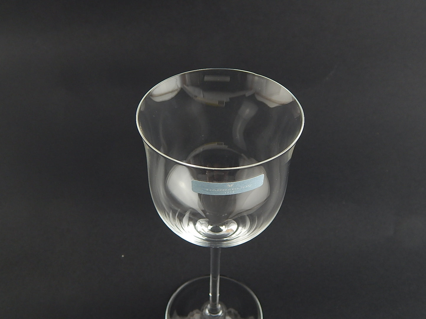 BICCHIERE CALICE DI CRISTALLO DI BOEMIA HARRACHOV 1712 BOHEMIAN CRYSTAL GLASS