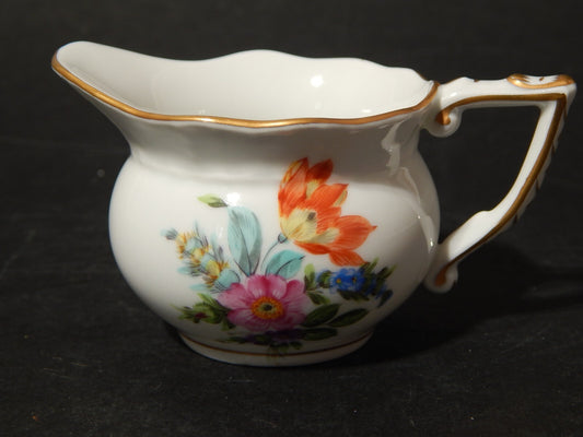 PREZIOSA PORCELLANA HEREND LATTIERA CREMIERA BRICCO PETIT BOUQUET