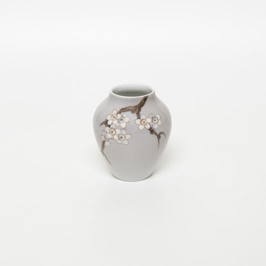 VASO PORCELLANA ROYAL COPENHAGEN BING&GRONDAHL "Fiori di Melo" ORIGINALE CM 9