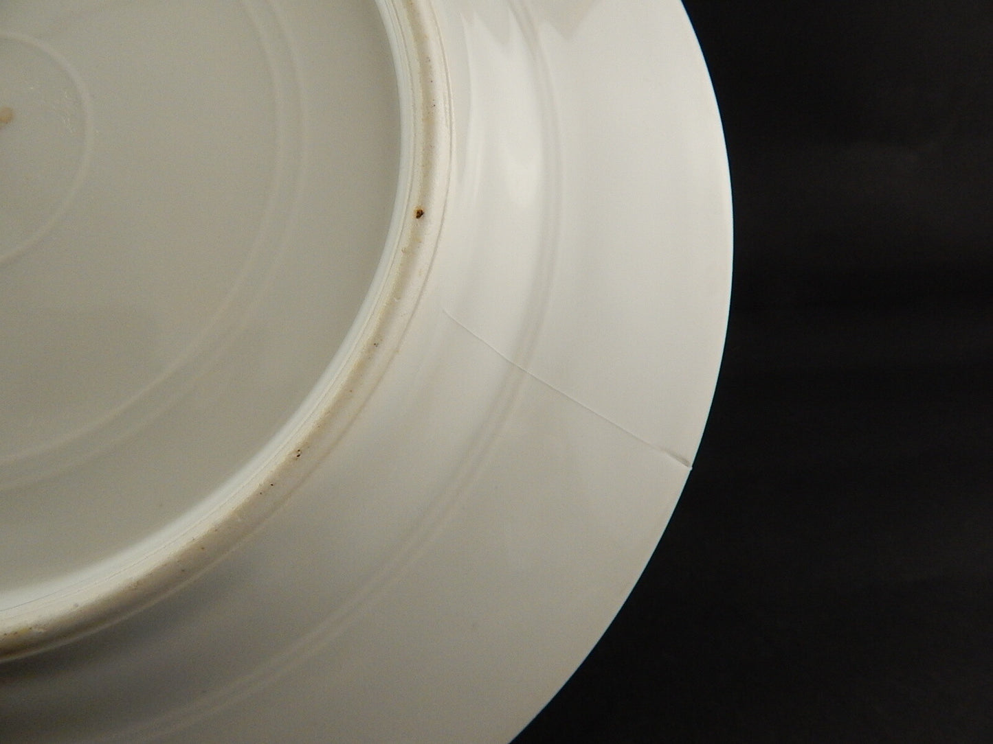 ANTICO RARO PIATTO PORCELLANA IMPERO VIENNA COLLEZIONE SCENA MITOLOGICA DIFETTO