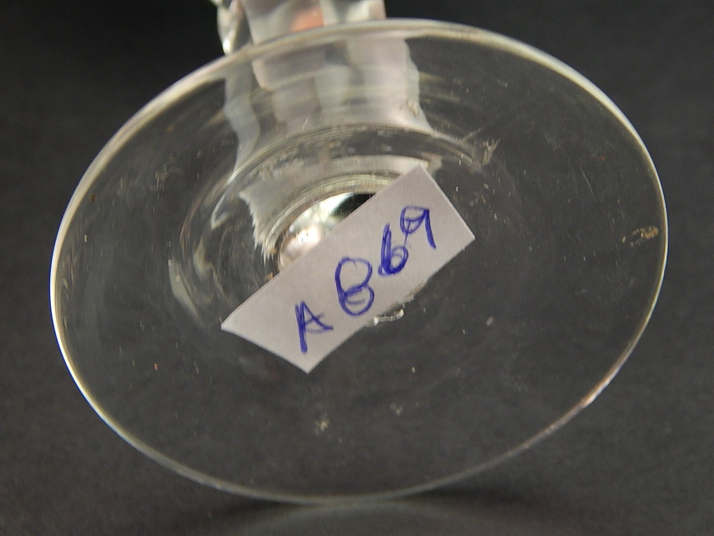 ANTICO PREZIOSO BICCHIERE CALICE CRISTALLO MOLATO BOEMIA