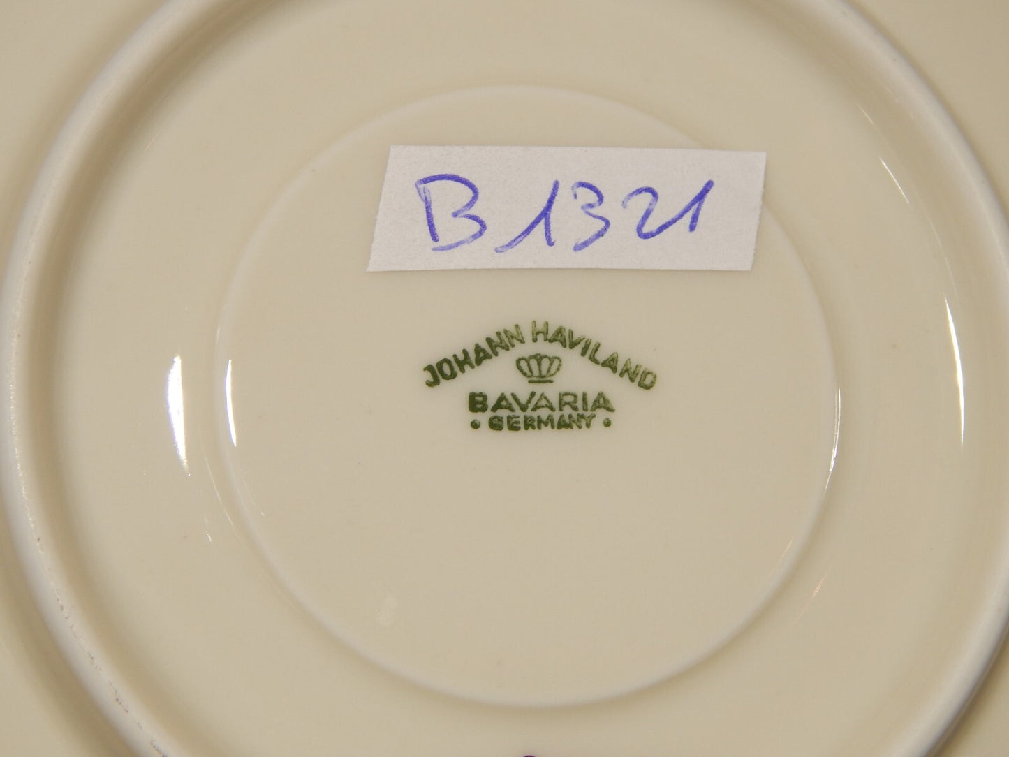 ANTICO SERVIZIO 6 TAZZINE CAFFÈ PORCELLANA JOHANN HAVILAND BAVARIA DECORO ORO