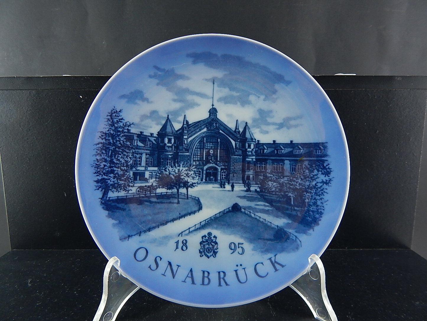 ROYAL COPENHAGEN PIATTO PORCELLANA LIMITED EDITION OSNABRUCK 1895 COLLEZIONE
