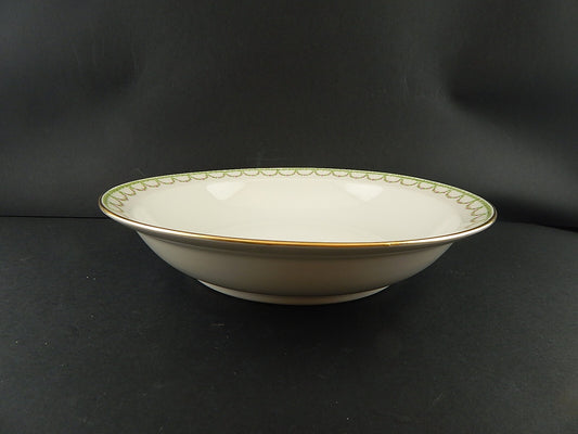 ANTICA INSALATIERA CIOTOLA PORCELLANA LIBERTY GDA LIMOGES GHIRLANDE DI ROSE