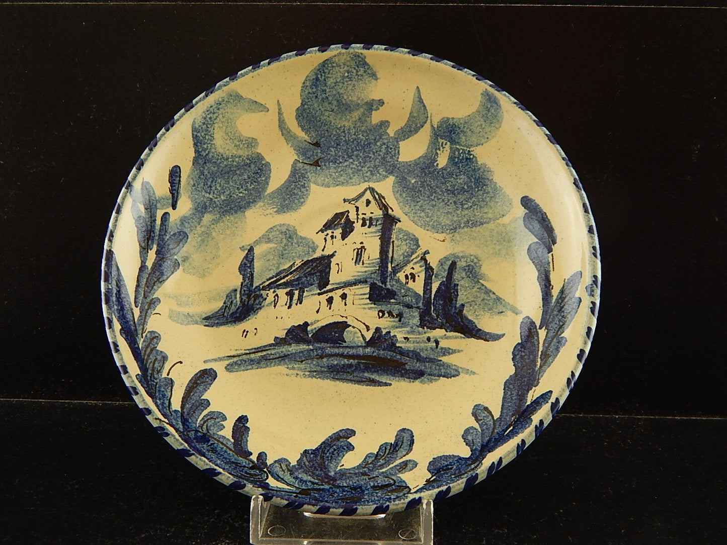 ANTICA TAZZA DA TE' CERAMICA ALBISOLA HANDMADE MADE ITALY DIPINTA A MANO #3