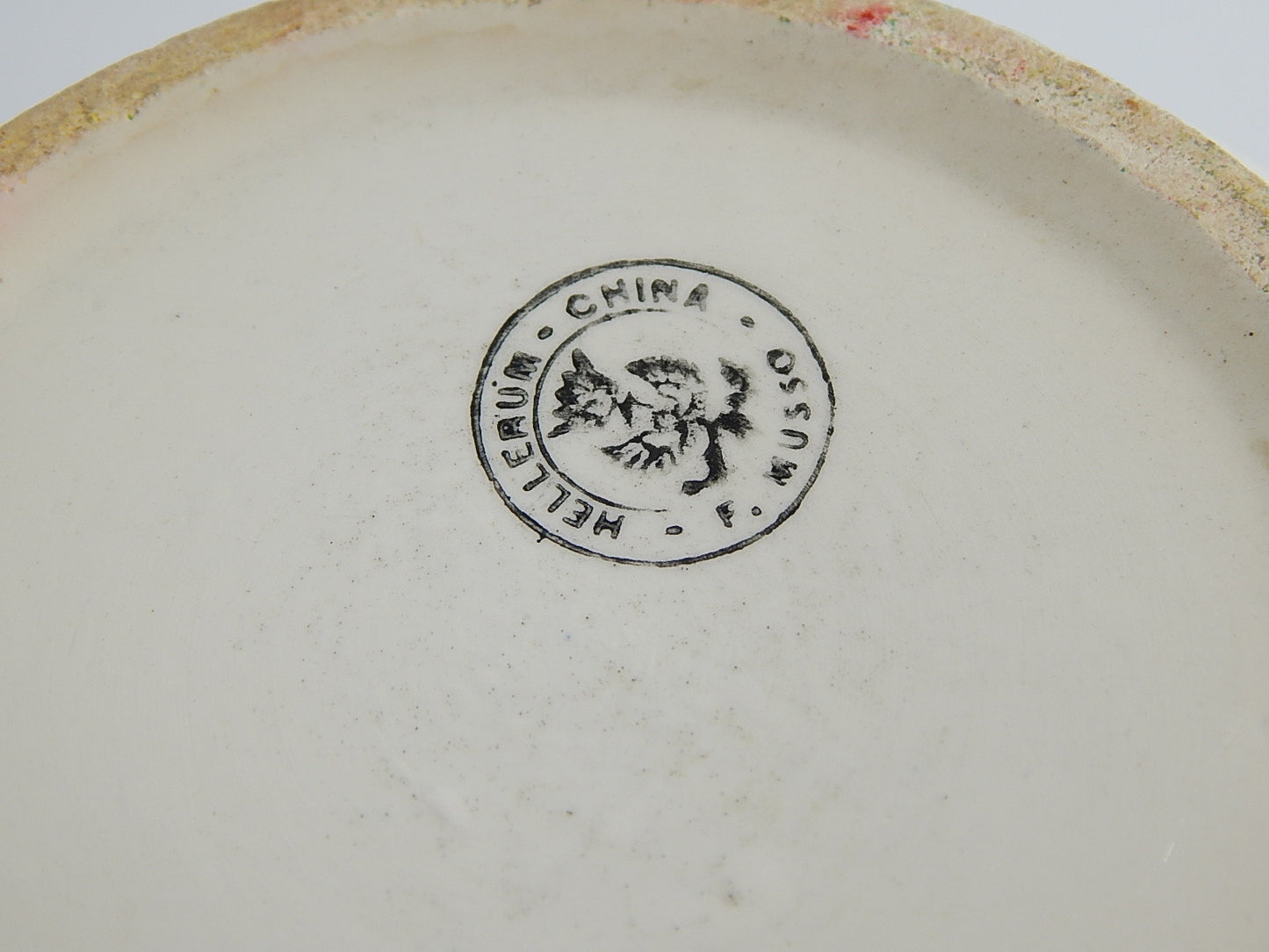 ANTICO VASO NOTTE PITALE CERAMICA PORCELLANA PRIMO NOVECENTO F. MUSSO MONDOVI'