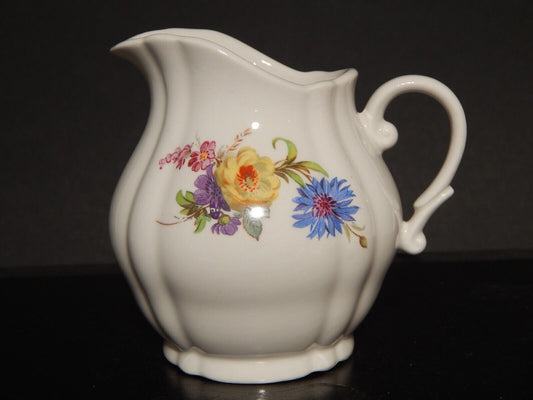 VINTAGE LATTIERA BRICCO CERAMICA RICHARD GINORI LAVENO DIAMONDSTONE FLOREALE