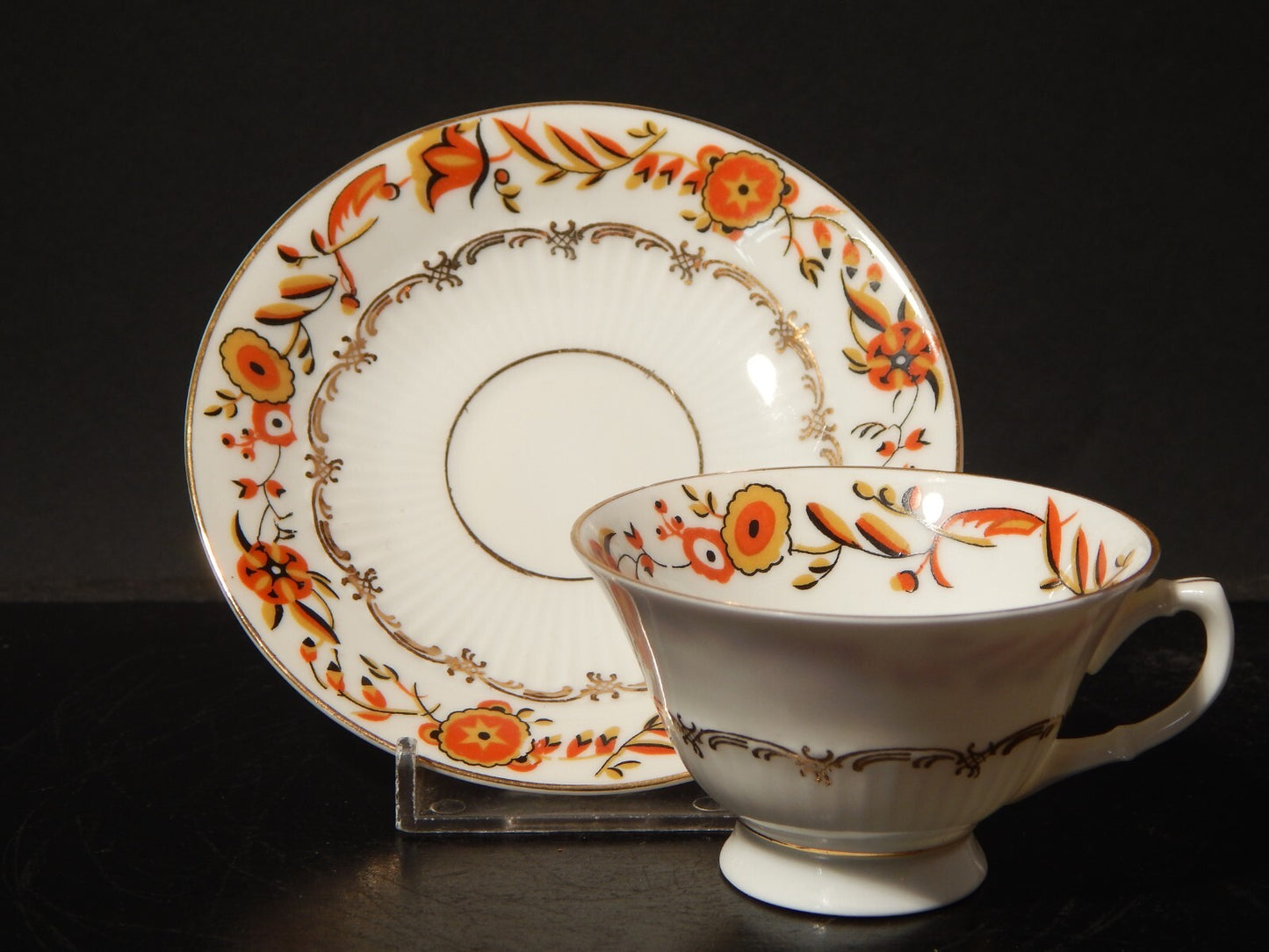 ANTICA TAZZINA CAFFE’ STILE IMPERO PORCELLANA MANIFATTURA SCHUMANN 1945 BAVARIA