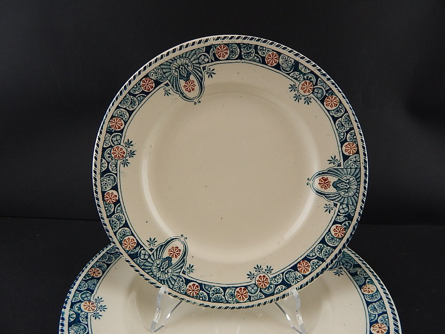 ANTICO RARO SERVIZIO PIATTI TAVOLA LIBERTY CERAMICA LONGWY MODELLO LONDRES