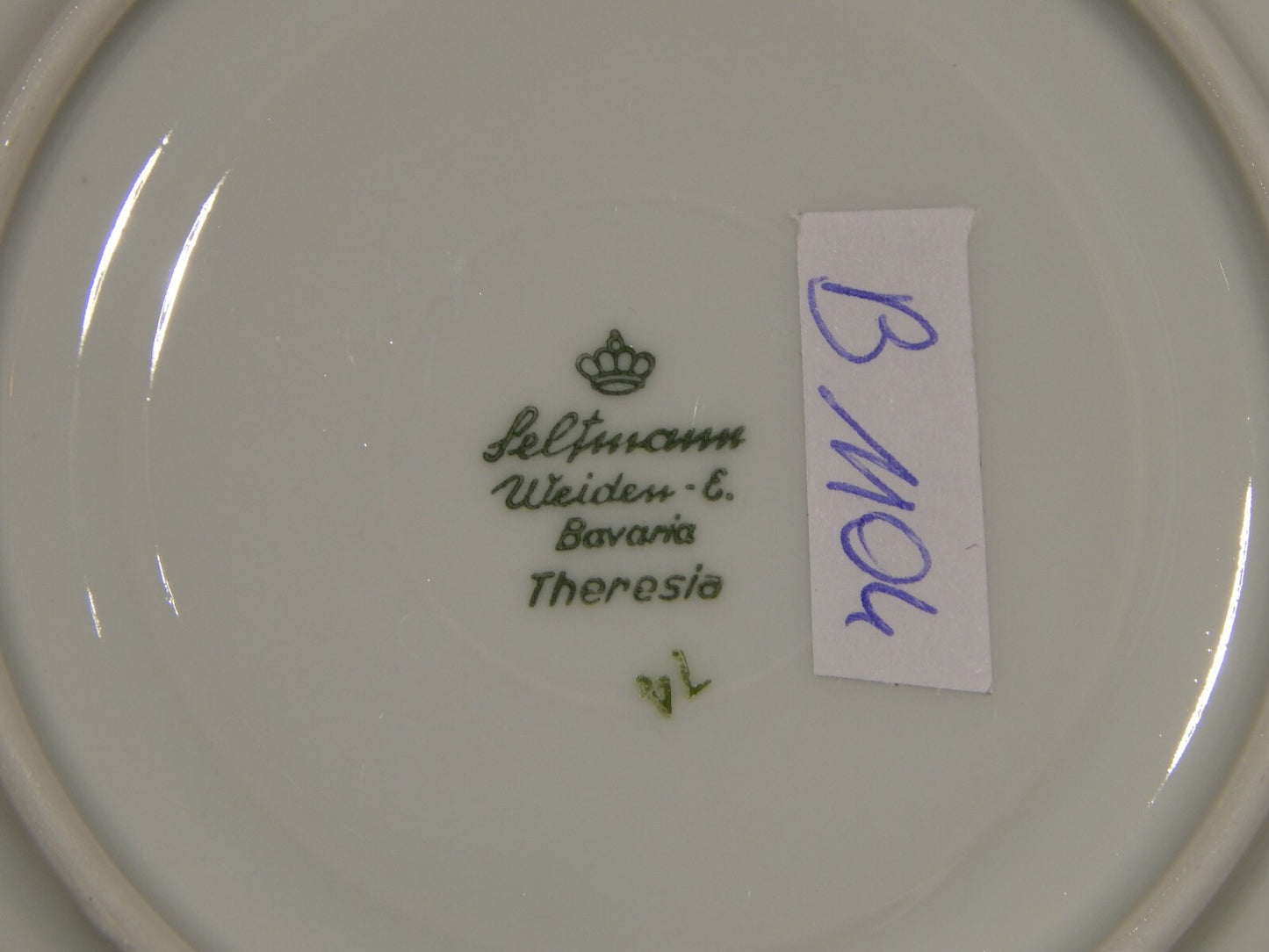 ANTICA TAZZA TE' PORCELLANA BIANCA BAVARIA SELTMANN WEIDEN THERESIA B1102