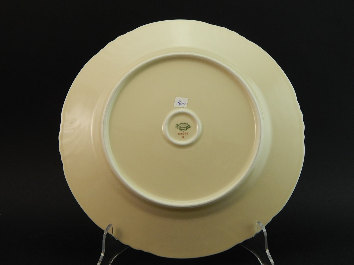 ANTICO VASSOIO ROTONDO PREZIOSA PORCELLANA ROSENTHAL THOMAS IVORY BAVARIA