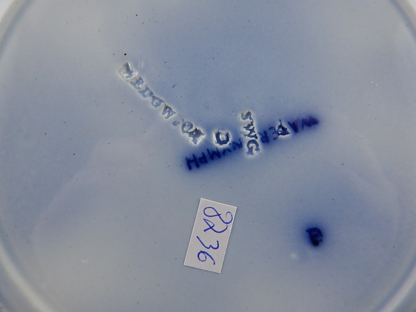 ANTICO RARO PIATTO PORCELLANA WEDGWOOD WATER NYMPH DIPINTO MANO FINE '800 #8736