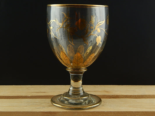 COLLEZIONE GRANDE CALICE COPPA VASO VETRO SOFFIATO MURANO INCLUSIONE FOGLIA ORO