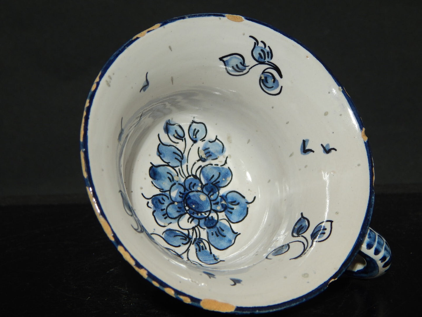 ANTICA TAZZA CERAMICA ALBISOLA ALBA DOCILIA FATTA DIPINTA A MANO PRIMO 900 #1747