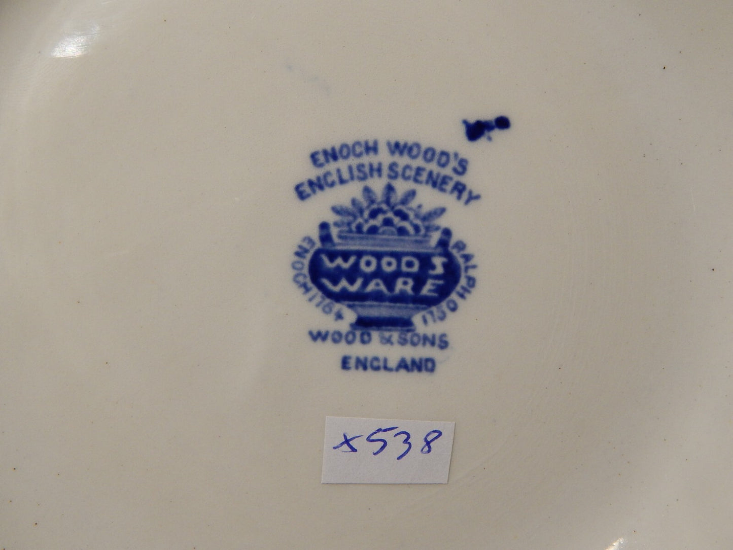 RETRO ENOCH WOOD'S ENGLISH SCENERY ALZATA FRUTTIERA CENTROTAVOLA SEMI PORCELLANA