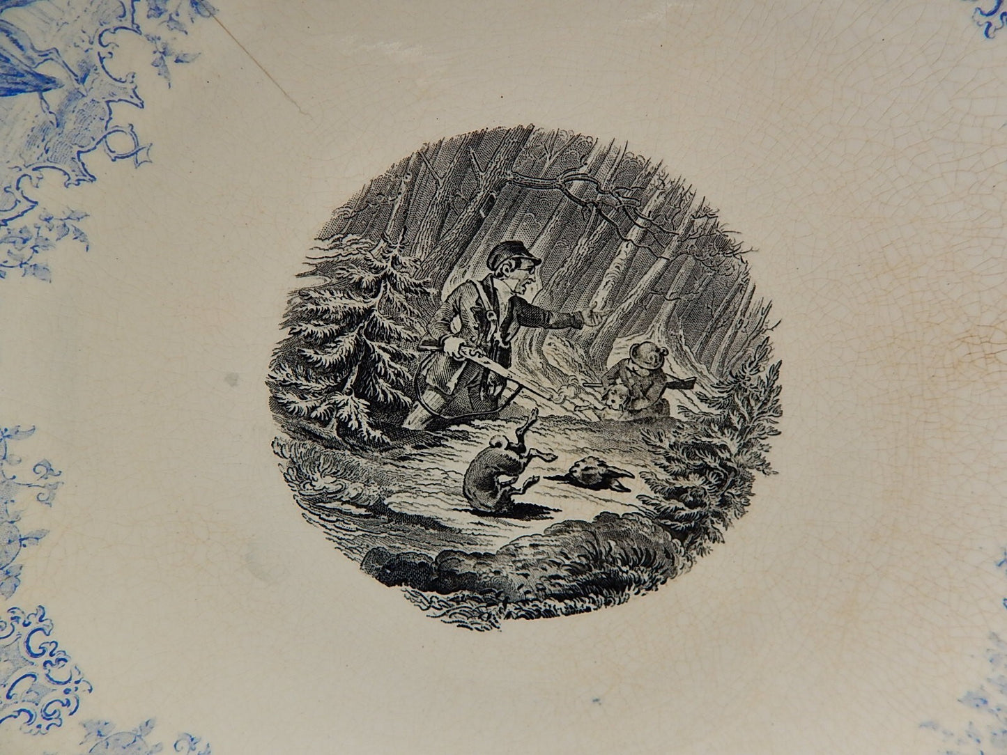 ANTICA FRUTTIERA ALZATA UMORISTICA CERAMICA FRANCESE SECONDA META' 800