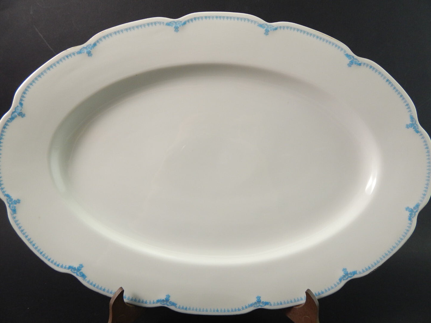 ANTICO 1926 ART DECO PREZIOSO VASSOIO OVALE PORCELLANA KPM ROSENTHAL #1743