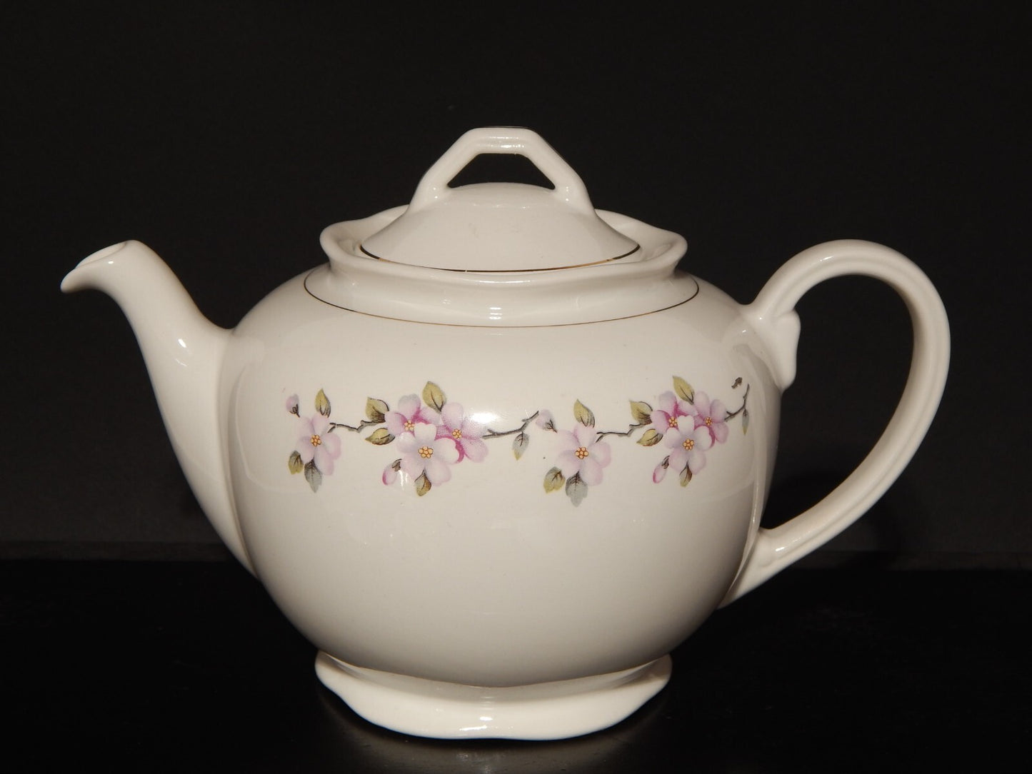 MODERNARIATO RARA TEIERA SOCIETA' CERAMICA ITALIANA LAVENO DECORO FIORI DI PESCO