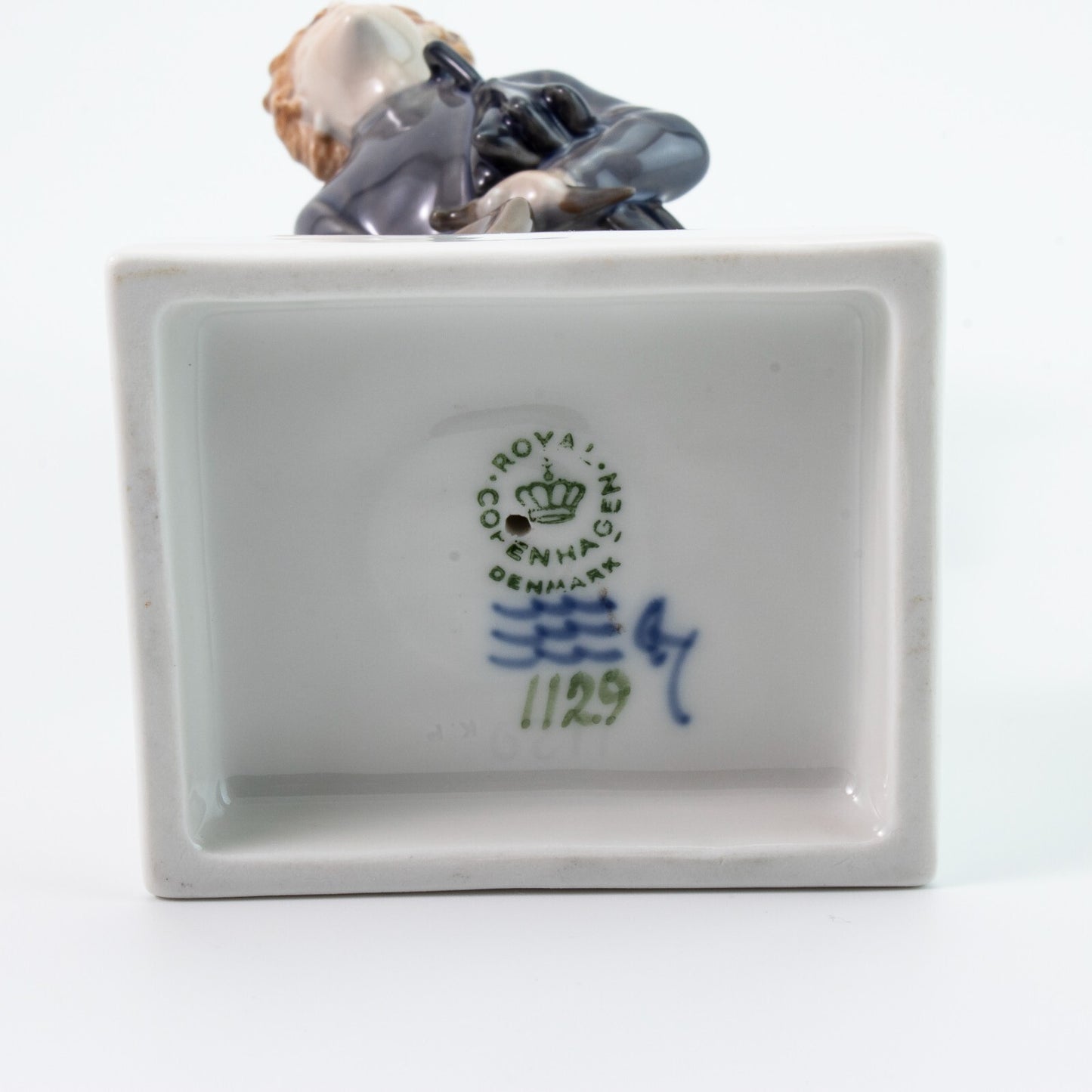 STATUINA PORCELLANA ROYAL COPENHAGEN "The Sandman" COD 1129 CM 17.5x7.5x6.5