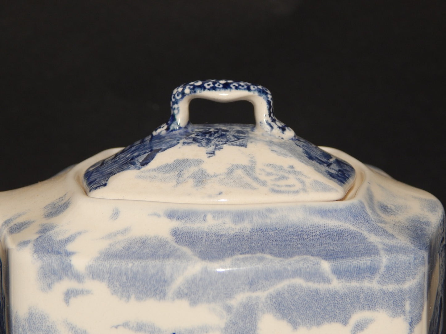 ANTICA CAFFETTIERA TEIERA SEMI PORCELLANA JOHNSON BROS OLDE ENGLISH COUNTRYSIDE