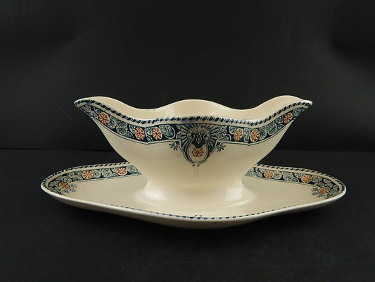 ANTICO RARO SERVIZIO PIATTI TAVOLA LIBERTY CERAMICA LONGWY MODELLO LONDRES