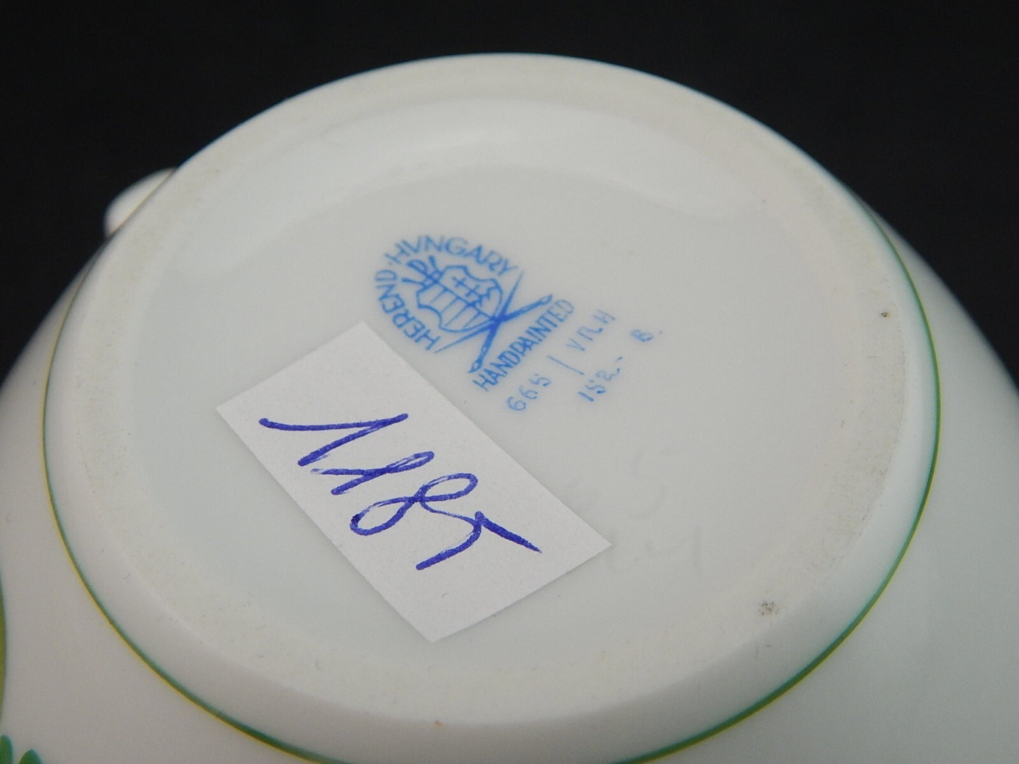 PREZIOSA ZUCCHERIERA LA ROSA DI VIENNA PORCELLANA HEREND HUNGARY DIPINTA A MANO