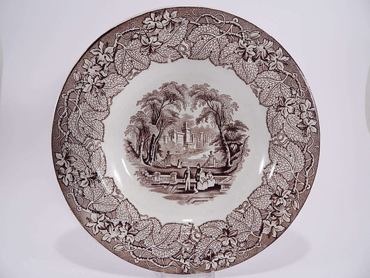 ANTICO PIATTO PORCELLANA CERAMICA PRIMAVESI&SON CARDIFF & SWANSEA FM.&CO.