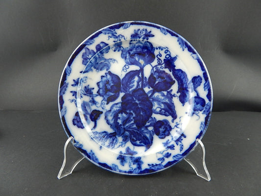 ANTICO PIATTO NINFEE CERAMICA RICHARD MILANO FINE 800 FLOW BLUE WATER NYMPH A778