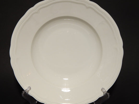 ANTICO VASSOIO ROTONDO FONDO PORCELLANA BIANCA SELTMANN W. BAVARIA MARIE LUISE