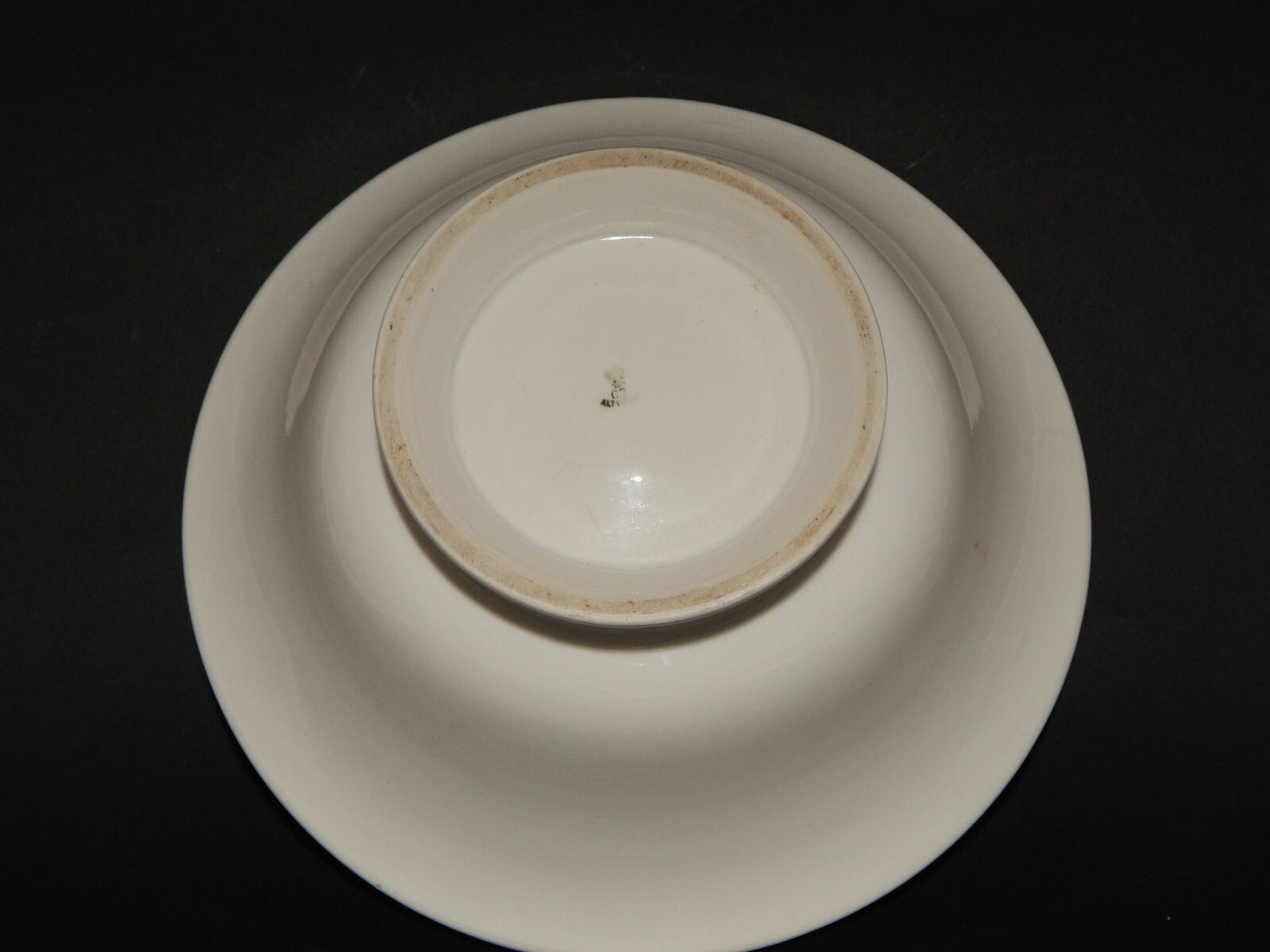 ANTICA PORCELLANA FRUTTIERA CENTROTAVOLA IMPERO C. TIELSCH ALTWASSER FINE 800