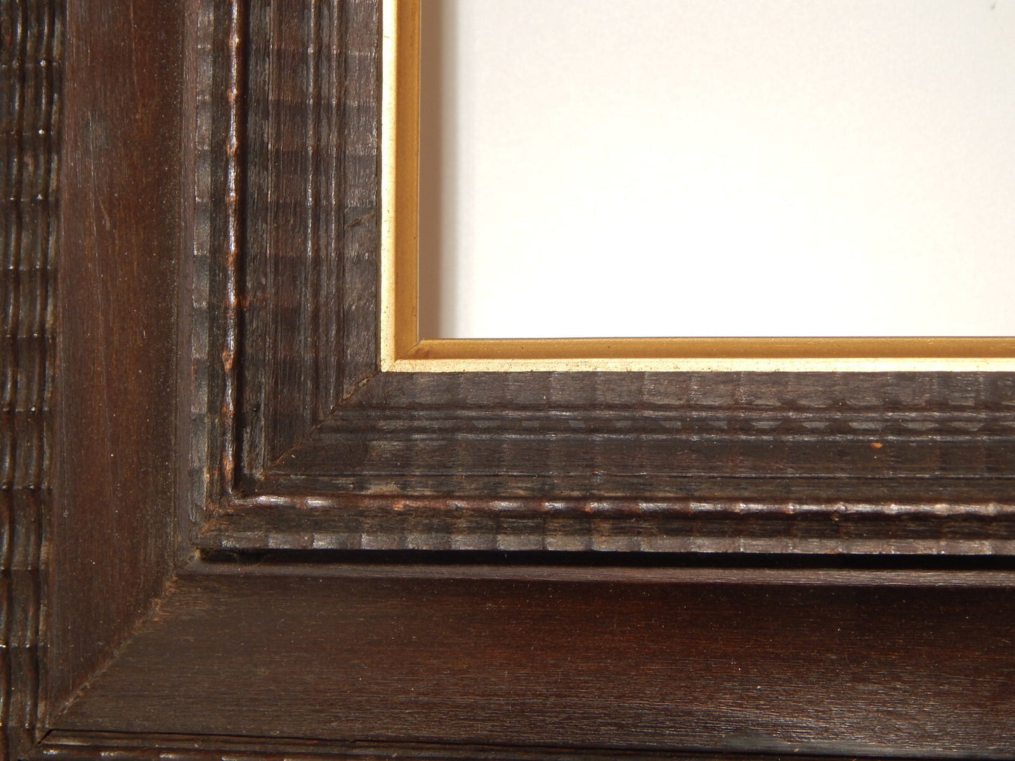 ARREDAMENTO ANTICA IMPORTANTE CORNICE IN LEGNO GHIOSCE' PERIODO ART DECO