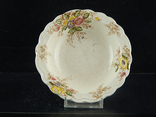 ANTICA CIOTOLA CROWN DUCAL RYDAL SEMI PORCELLANA DECORO FLOREALE POLICROMO #5949