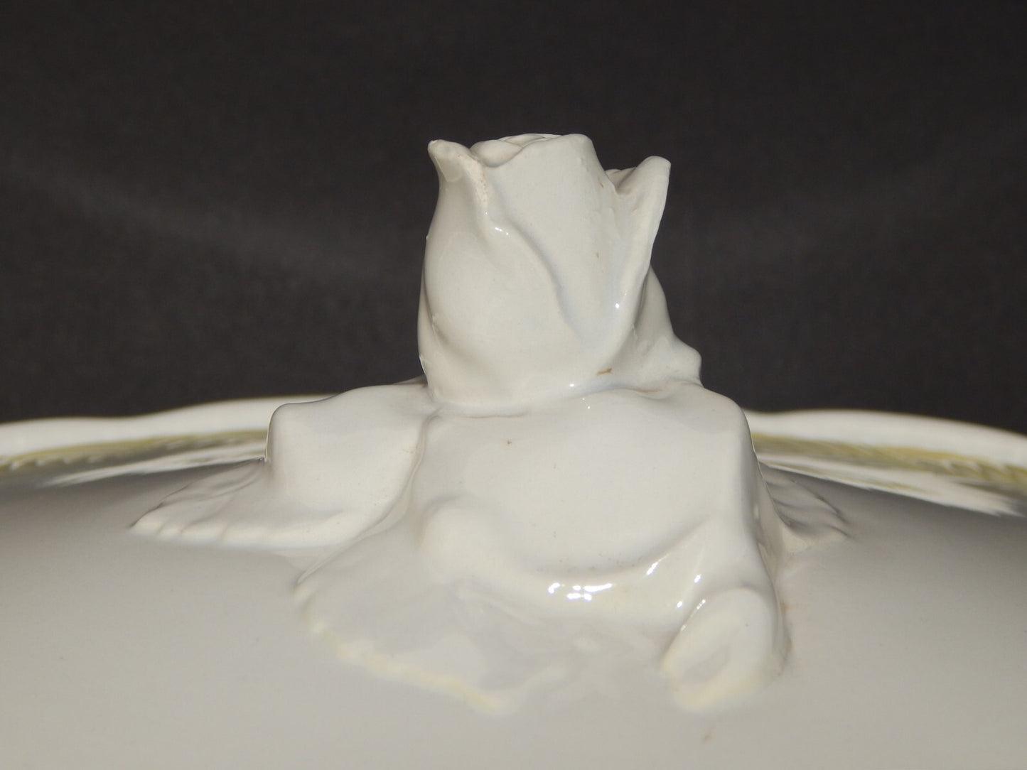 ART DECO CENTROTAVOLA ZUPPIERA BISCOTTIERA CERAMICA GALVANI PORDENONE ANNI '30