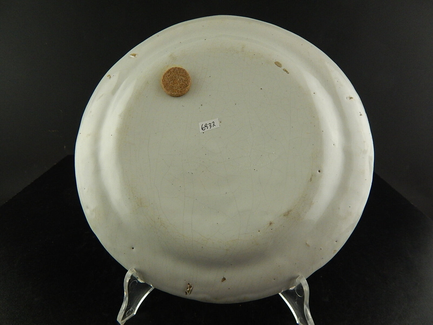 ANTICO 800 PIATTO CERAMICA MAIOLICA FIORI DIPINTI POLICROMI COLLEZIONE